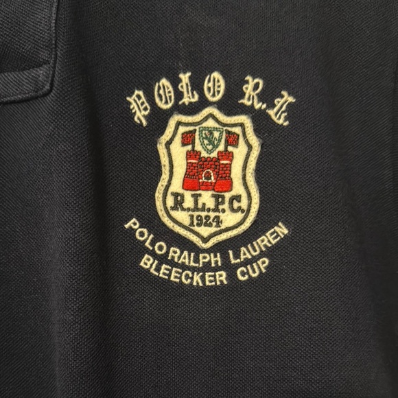 Polo Ralph Lauren Navy Embroidered Polo Shirt - Picture 4 of 6